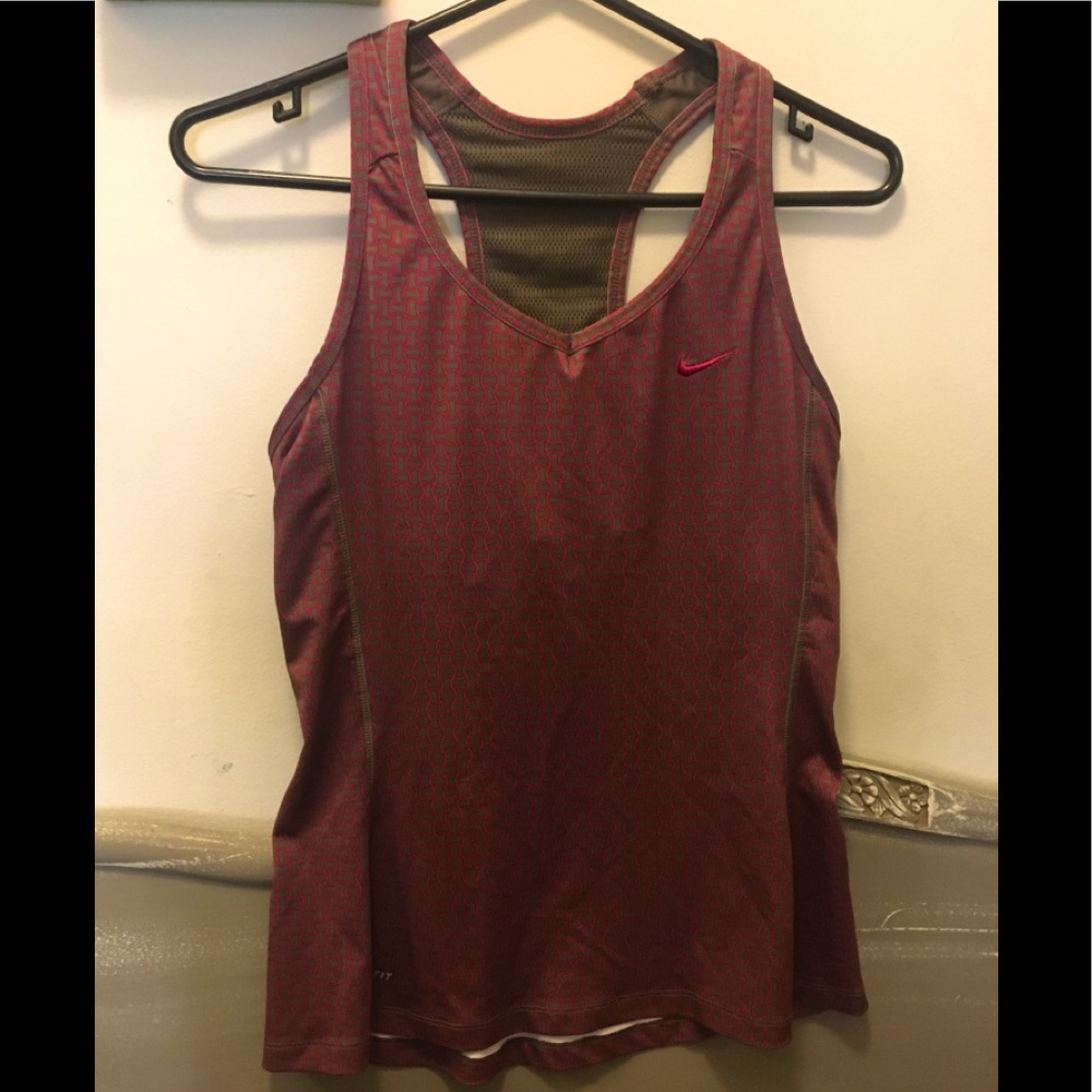 Nike dri-fit workout tank size large.